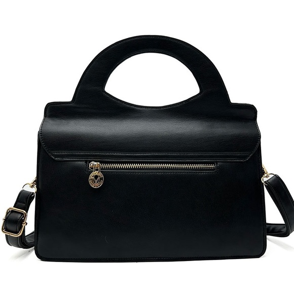 Valentino Orlandi Vegan Leather Quilted Crossbody Bag - Picture 7 of 16